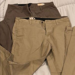 Men’s 34 volcom pants bundle